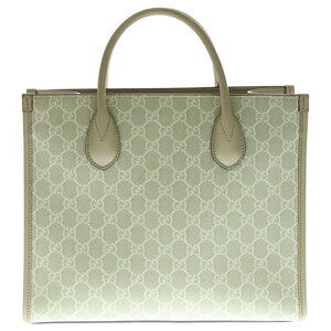 Gucci Leather GG Handbag Ivory Bag Tote White
